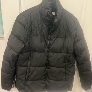 Old Navy Men's Black Puffer Jacket